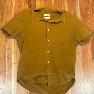 Madewell Men's Perfect Fit Linen Button-Down Shirt